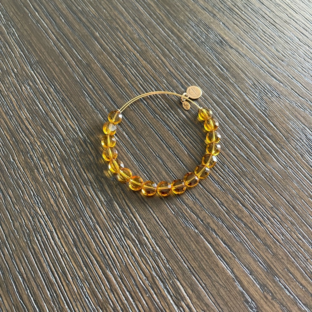 Alex and Ani Gold Beaded Bracelet